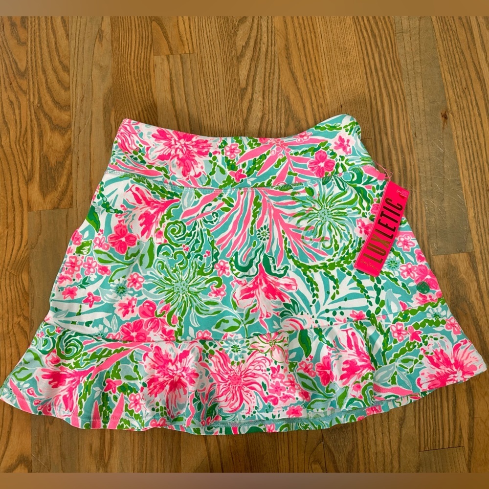 Lilly Pulitzer Luxletic Zadora Skirt with built in shorts NWT